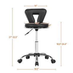 Yaheetech Counter Bar Stools Height-Adjustable Rolling Swivel With Backrest & Wheels 11 Yaheetech Counter Bar Stools Height-Adjustable Rolling Swivel With Backrest & Wheels -Furniture GUEST 46b4bd32 81de 4c10 84bf e54177c29c79
