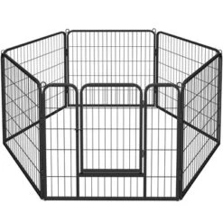 Yaheetech 6-Panel Heavy Duty Dog Playpen Fence For Outdoor Indoor -Furniture GUEST 46d8bfbf 9f74 43a9 9f05 cda365a67d55