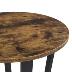 Yaheetech Industrial Side Table, Round Sofa Table With Storage Rack -Furniture GUEST 47be4bcd 0b25 4f2c 8f60 7daeec10a563