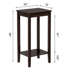 Yaheetech Small End Table Bedside Sofa Table Nightstand For Living Room -Furniture GUEST 47d278db eb2f 4e49 8015 7c93cd262ac2
