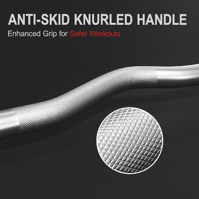 Yaheetech 44 Lb Detachable Curl Bar Set For Strength Training 6 Yaheetech 44 Lb Detachable Curl Bar Set For Strength Training - Image 6