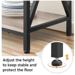 Yaheetech 6-Tier Baker’s Rack With Adjustable Feet For Kitchen 13 Yaheetech 6-Tier Baker’s Rack With Adjustable Feet For Kitchen -Furniture GUEST 493d40ae a985 413b 83aa 978211020330