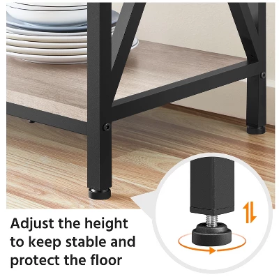 Yaheetech 6-Tier Baker’s Rack With Adjustable Feet For Kitchen 6 Yaheetech 6-Tier Baker’s Rack With Adjustable Feet For Kitchen - Image 6