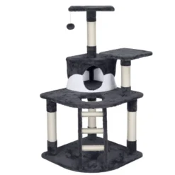 Yaheetech 3-Level Cat Tower With Scratching Post -Furniture GUEST 49f4c1a1 a186 4220 a083 05f74e001add