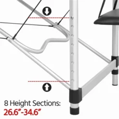 Yaheetech Portable Aluminium 3 Folding Massage Tables With Non-Woven Bag Black 15 Yaheetech Portable Aluminium 3 Folding Massage Tables With Non-Woven Bag Black -Furniture GUEST 4a3bcfb5 0f29 4256 8407 e85e50601dce