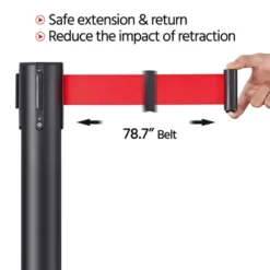 Yaheetech Retractable Belt Stanchion Set For Queuing Lines Crowd Control Barriers 13 Yaheetech Retractable Belt Stanchion Set For Queuing Lines Crowd Control Barriers -Furniture GUEST 4cad6bc9 8155 4856 9b95 192bc869b7e5