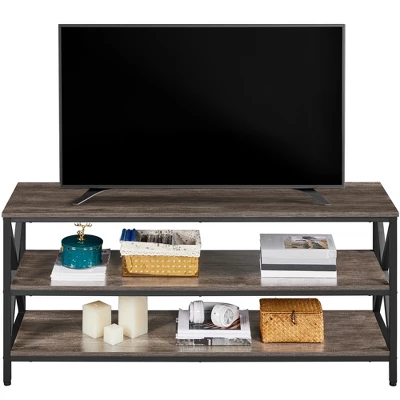 Yaheetech 55 Inch 3-Layer Shelved TV Stand Lengthened TV Cabinet Console Table 1 Yaheetech 55 Inch 3-Layer Shelved TV Stand Lengthened TV Cabinet Console Table