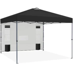 Yaheetech 10x10FT Pop-up Canopy With One-Push-To-Lock Setup Mechanism And Sidewallwith Pockets -Furniture GUEST 4dc96d5e 7141 4332 a1f9 665282acb4c1