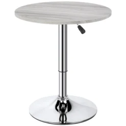 Yaheetech Adjustable Pub Round Table Counter Height Bistro Table W/ 360° Swivel MDF Tabletop 17 Yaheetech Adjustable Pub Round Table Counter Height Bistro Table W/ 360° Swivel MDF Tabletop -Furniture GUEST 4f30e49a 486f 4962 b972 64e8c104d7b5