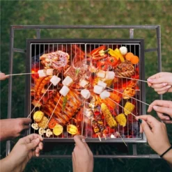 Yaheetech 32inch Fire Pit Outdoor Round Steel Fire Bowl With Mesh Cover Grills Poker For Patio Garden Camping Bonfire -Furniture GUEST 50181ceb e270 41a2 9328 435226eb2c88