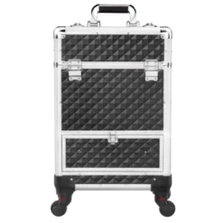 Yaheetech Rolling Makeup Train Case Aluminum Cosmetic Case -Furniture GUEST 51a3f701 af51 4bf0 92f6 93391d6f4676