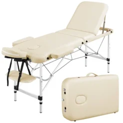 Yaheetech Portable Aluminum Massage Table Spa Table -Furniture GUEST 521ed3aa c200 44c7 b126 17d91005cfd5