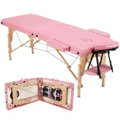 Yaheetech Portable And Adjustable Massage Table Bed, Spa Table With Headrest, Armrest, Hand Pallet, Face Cradle -Furniture GUEST 52c89f6c dcc8 4f6c 8849 d9af59df2a93