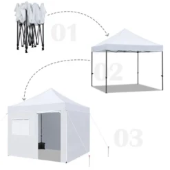 Yaheetech Outdoor Canopy 10'x10' For Camping Wedding Parties 12 Yaheetech Outdoor Canopy 10'x10' For Camping Wedding Parties -Furniture GUEST 55082980 80ee 4a35 93c9 13aa5c9f50e7