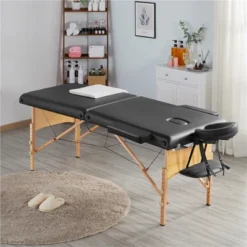 Yaheetech Portable Massage Table With Carry Case Bag