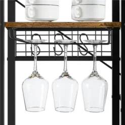Yaheetech 71"H Large Baker's Rack With Hutch And Wine Rack -Furniture GUEST 57f9bbfc 400f 4d0c a73c f48f8a469e87