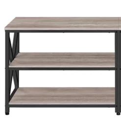 Yaheetech Vintage TV Stand For TV Up To 70 Inches 3-Tier TV Console Table -Furniture GUEST 58b45df2 b4fe 4ac0 9913 2c771454ba51