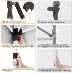 Yaheetech 10 × 10 Ft Portable Pop-Up Canopy Tent -Furniture GUEST 58ea576a f300 41d1 95cd 38a9841c8304