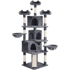 Yaheetech 76.5"H 5-Level Large Cat Tower With 3 Condos 14 Yaheetech 76.5"H 5-Level Large Cat Tower With 3 Condos -Furniture GUEST 5930d416 a457 4285 a6d1 55a109694935
