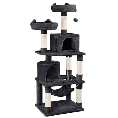 Yaheetech 62.2"H 3-Level Cat Tower With 2 Condos For Indoor Cats 11 Yaheetech 62.2"H 3-Level Cat Tower With 2 Condos For Indoor Cats - Image 11