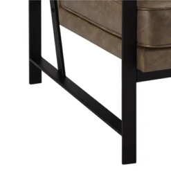 Yaheetech Upholstered Armchair Lounge Chair Accent Chair Faux Leather Brown 11 Yaheetech Upholstered Armchair Lounge Chair Accent Chair Faux Leather Brown -Furniture GUEST 5c9bafda 99ea 4a2a 99f0 cb7f59823b7b 1