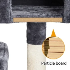 Yaheetech 33.5" Cat Condo With Plush Perch For Small Cats -Furniture GUEST 5fb8688e 03ef 4324 9556 17673ad7f228