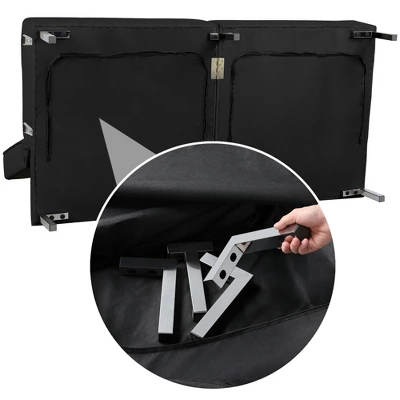 Yaheetech Fabric Futon Sofa Bed With Armrest Adjustable Backrest For Living Room 6 Yaheetech Fabric Futon Sofa Bed With Armrest Adjustable Backrest For Living Room - Image 6