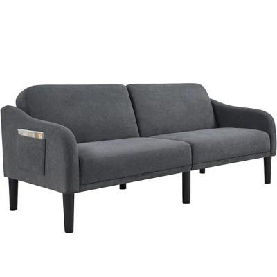 Yaheetech Upholstered Convertible Sofa Bed Futon With Adjustable Split Back 8 Yaheetech Upholstered Convertible Sofa Bed Futon With Adjustable Split Back - Image 8