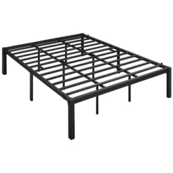 Yaheetech Metal Platform Bed Frame With Heavy Duty Steel Slat Support -Furniture GUEST 64ec2433 ed4d 406a 997f 0a7dfc466b0c