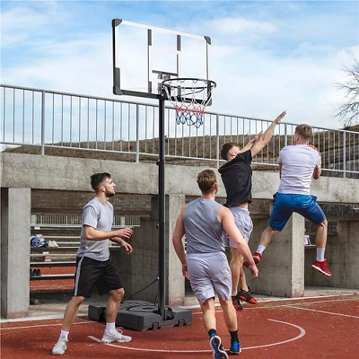 Yaheetech Portable Basketball Hoop System For Teens/Adults Black 2 Yaheetech Portable Basketball Hoop System For Teens/Adults Black - Image 2