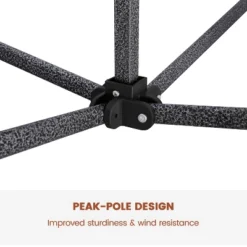 Yaheetech Portable 10 X 10 Ft. Pop-up Canopy Tent With 3 Sidewalls And Adjustable Awning -Furniture GUEST 65bb7286 faf6 418f a229 5b46fe9b26a7