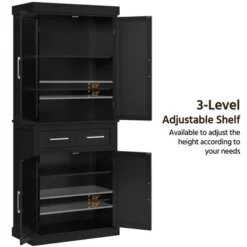 Yaheetech 72.5" H Kitchen Pantry Cabinet With Adjustable Shelves For Kitchen, Dining Room 10 Yaheetech 72.5" H Kitchen Pantry Cabinet With Adjustable Shelves For Kitchen, Dining Room -Furniture GUEST 66947615 2589 45d4 8370 297426283f81
