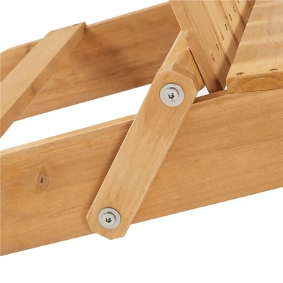 Yaheetech 2-piece Folding Adirondack Chair Solid Wood Outside Chair 7 Yaheetech 2-piece Folding Adirondack Chair Solid Wood Outside Chair - Image 7