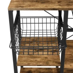 Yaheetech 71"H Large Baker's Rack With Hutch And Wine Rack -Furniture GUEST 66dec59e 064d 43a7 8a9c deeef73cf1c2