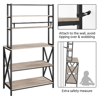 Yaheetech 6-Tier Baker’s Rack With Adjustable Feet For Kitchen 5 Yaheetech 6-Tier Baker’s Rack With Adjustable Feet For Kitchen - Image 5
