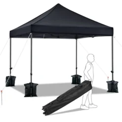 Yaheetech Pop-up Waterproof Canopy 10'x10' -Furniture GUEST 6af7c0c2 59dc 4fdf bdc2 78559c3d437b