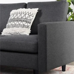 Yaheetech Modern Loveseat Sofa Upholstery Fabric 3-Seater Sofa Couch-Gray -Furniture GUEST 6c7e8289 32ed 4202 bf14 452647d74c27