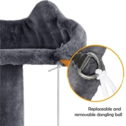 Yaheetech 57"H Plush Cat Tree Condo For Kittens/Small Cats -Furniture GUEST 6cd0721e bd60 48a9 93e7 1ba411bf0dc3