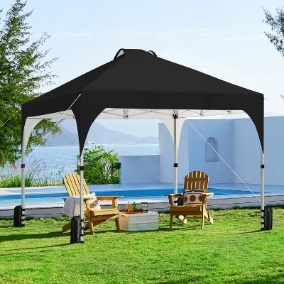 Yaheetech Pop Up Canopy With Roller Bag And Sandbags 1 Yaheetech Pop Up Canopy With Roller Bag And Sandbags