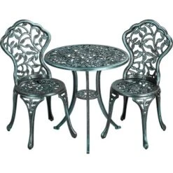 Yaheetech 3 Piece Outdoor Bistro Table Set -Furniture GUEST 6ff8e7da 4b35 4fd3 a90b 96f294119019