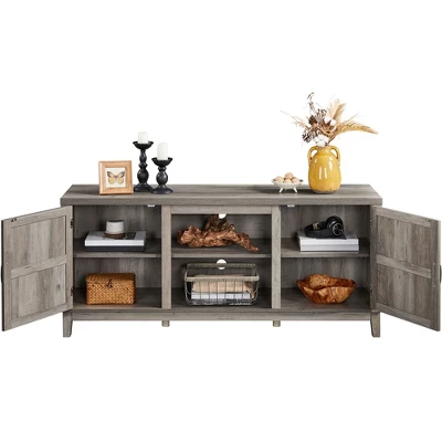 Yaheetech Farmhouse TV Stand For TVs Up To 65in Entertainment Center With Storage Cabinet 4 Yaheetech Farmhouse TV Stand For TVs Up To 65in Entertainment Center With Storage Cabinet - Image 4