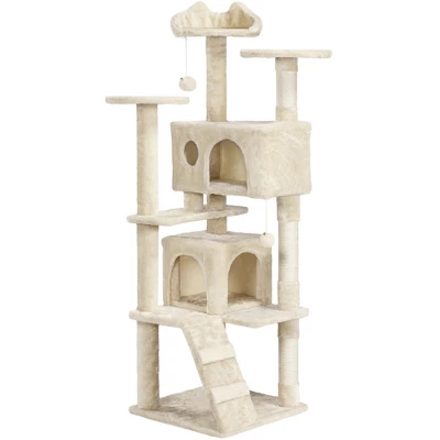 Yaheetech 61.5"H Cat Tree With 2 Condos For Kittens Small Cats 12 Yaheetech 61.5"H Cat Tree With 2 Condos For Kittens Small Cats - Image 12