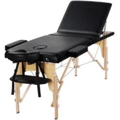 Yaheetech 3 Folding Massage Tables Adjustable Massage Bed -Furniture GUEST 70ec201e ebf9 447b aa76 d62ce2b55003