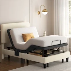 Yaheetech Upholstered Adjustable Bed Frame With Independent Head AndFoot Incline 15 Yaheetech Upholstered Adjustable Bed Frame With Independent Head AndFoot Incline -Furniture GUEST 715f936a b945 483d 9504 3efe66a8ce7e