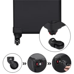 Yaheetech 4 In 1 Professional Makeup Train Case Aluminum Cosmetic Case -Furniture GUEST 71c26fa1 e279 4284 94f2 cf8864f36186