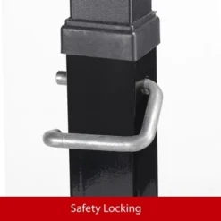 Yaheetech 2PCS Adjustable Standard Solid Squat Stands Rack Black -Furniture GUEST 73e8a8df bbf3 46f7 a035 99a7f25d84d4