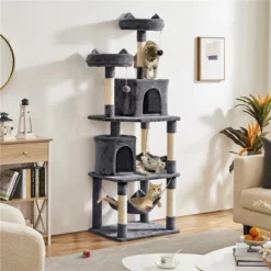 Yaheetech 70.5" H Multi Level Cat Tower Kitten Condo