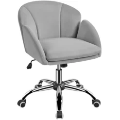 Yaheetech Modern Swivel Rolling Desk Chair With Armrests For Home Office 22 Yaheetech Modern Swivel Rolling Desk Chair With Armrests For Home Office -Furniture GUEST 7449390c b0a1 4140 86d2 323de6878ace