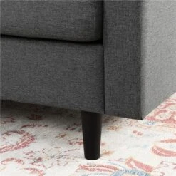 Yaheetech Modern Loveseat Sofa Upholstery Fabric 3-Seater Sofa Couch-Gray -Furniture GUEST 744c3fb8 1027 48da a052 ccc2fae02aca