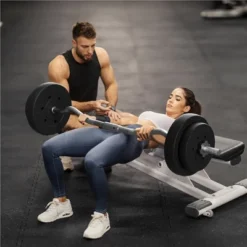 Yaheetech 66 Lb Detachable Curl Bar Set For Strength Training